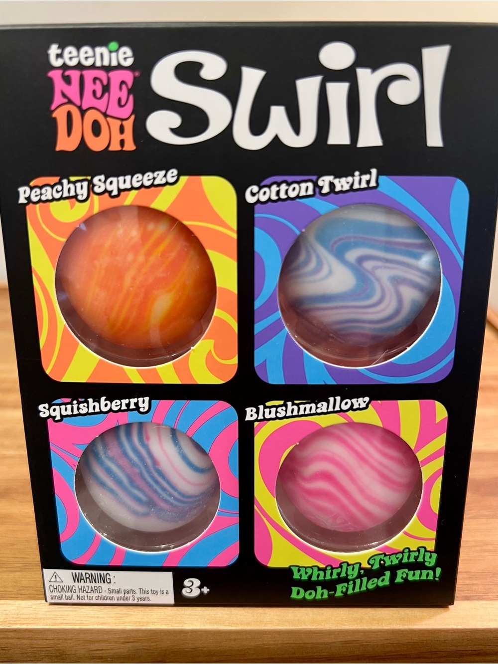 🔥🌀Authentic teenie NeeDoh Swirl-4 Pack